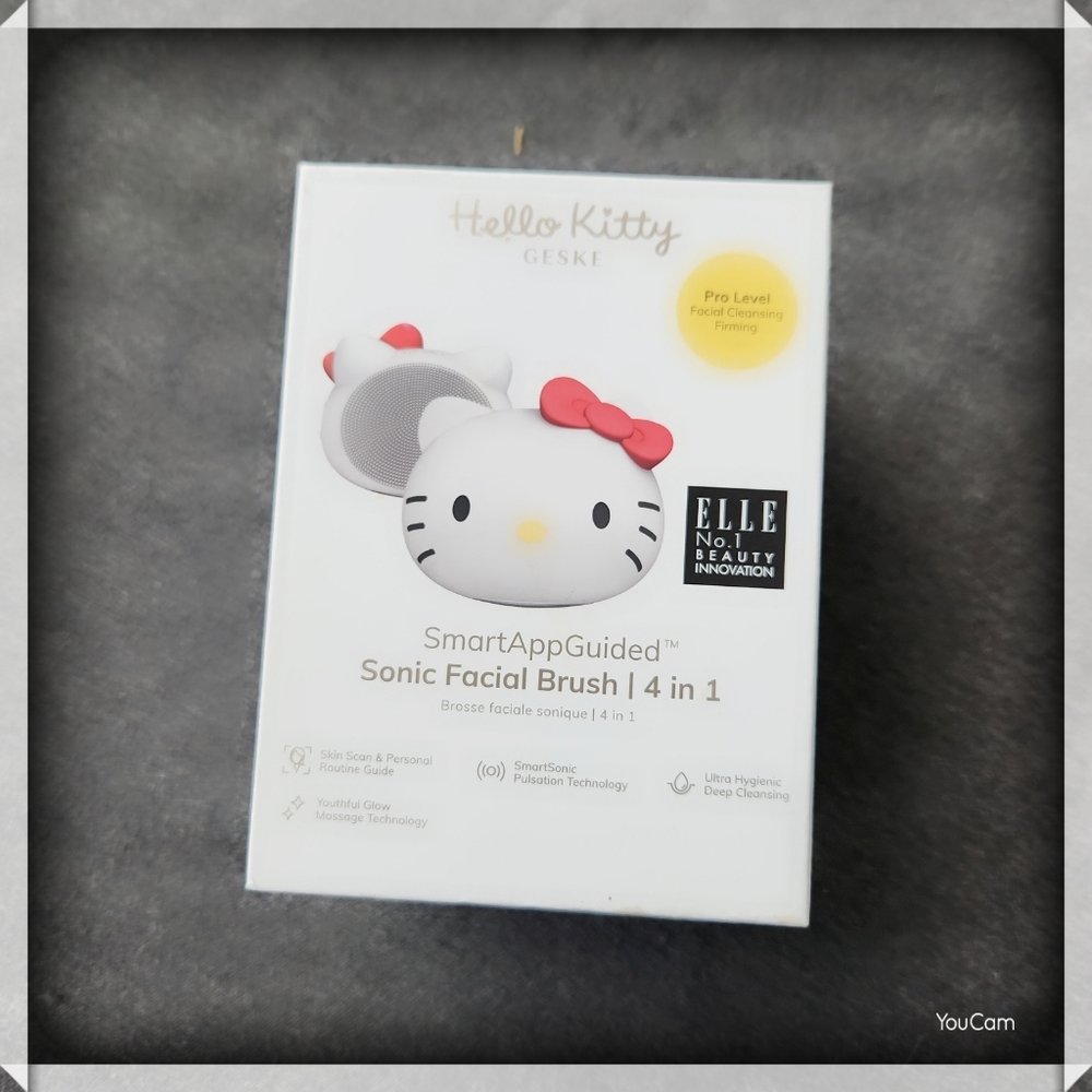 GESKE Hello Kitty Sonic Facial Brush 4 in 1 NWT